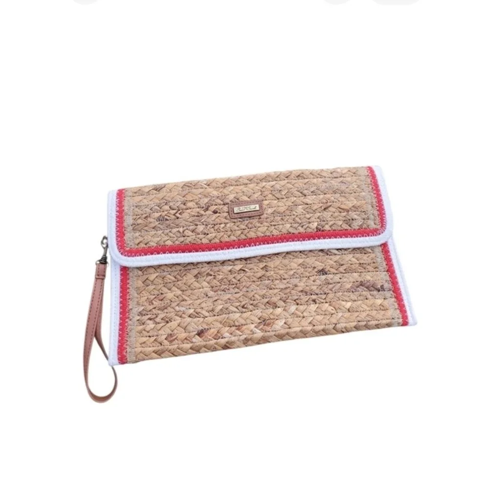 Sun'n'Sand Accessories Woven Clutch Handbag